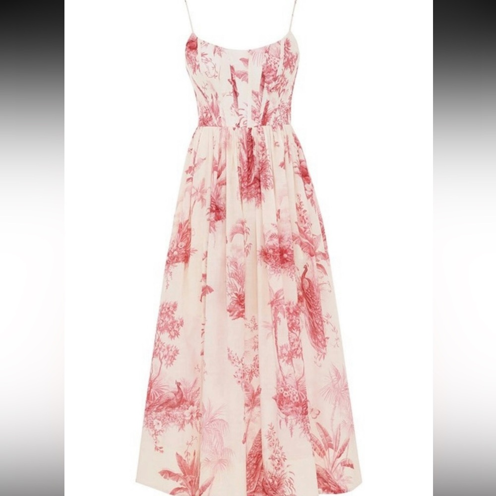 Zimmermann waverly corset midi dress
